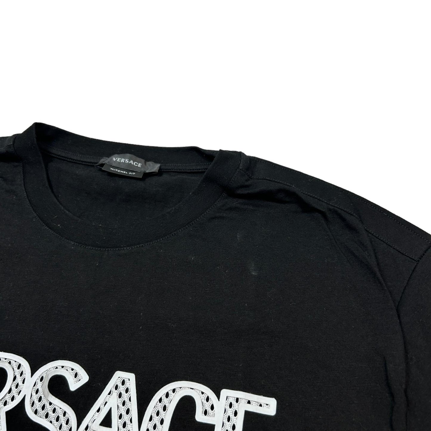 VERSACE Black T-Shirt Logo Large NEW RRP 550