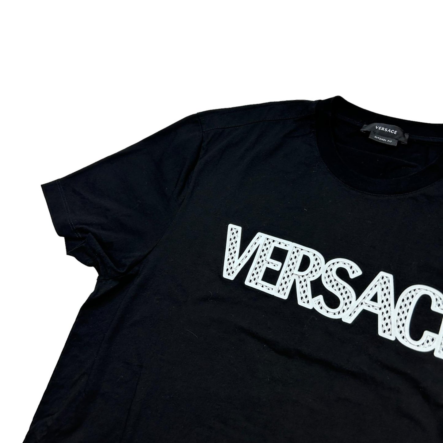 VERSACE Black T-Shirt Logo Small NEW RRP 550