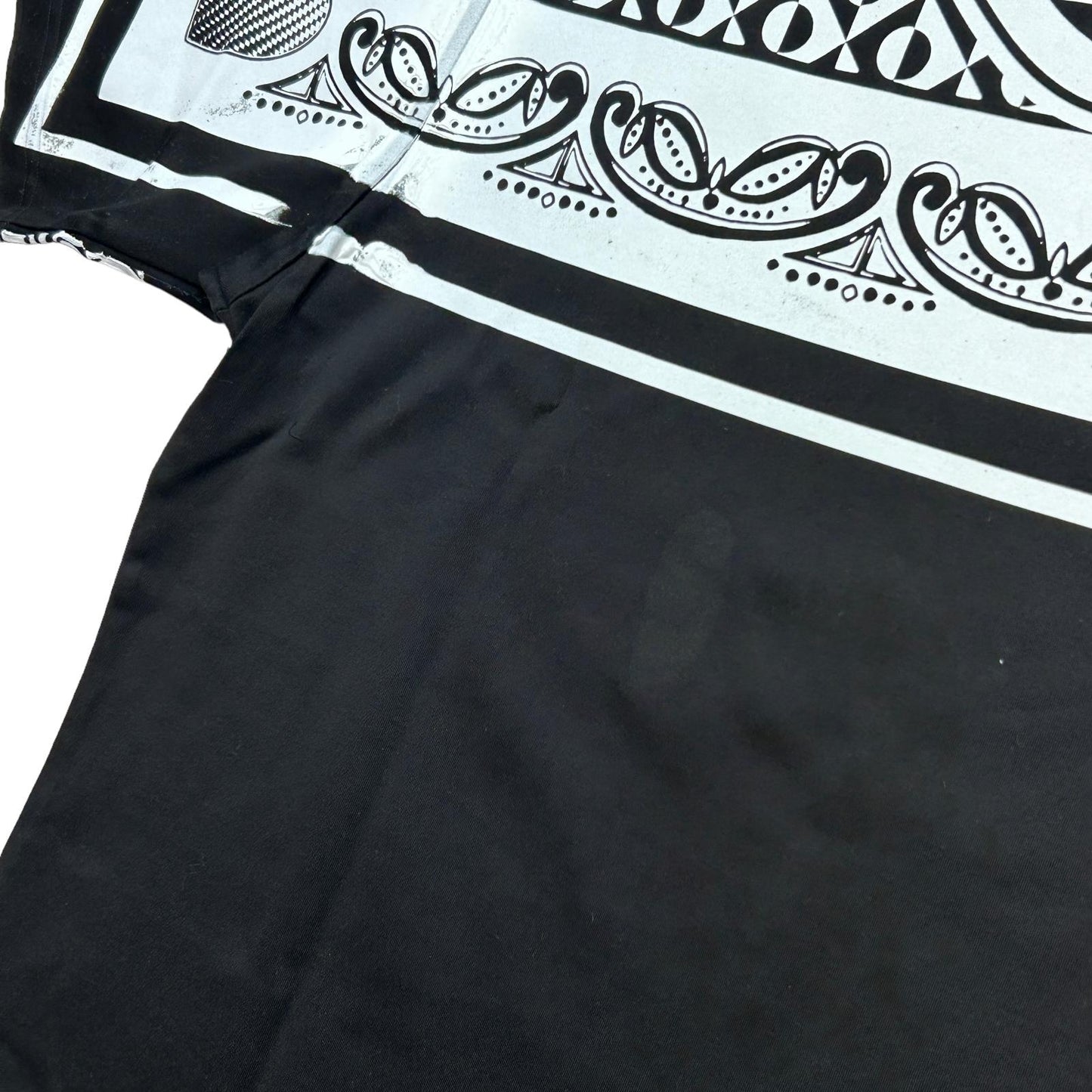 DOLCE & GABBANA DNA Bandana Black T-Shirt Size 52 NEW RRP 625