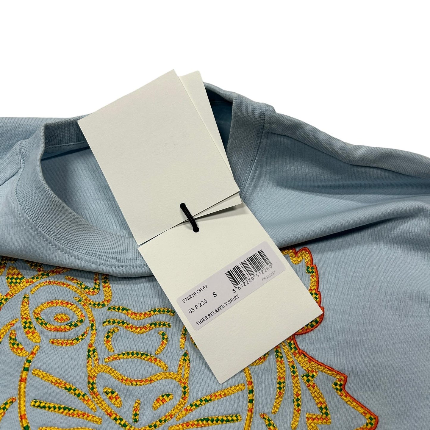 KENZO Relaxed Tiger Blue T-Shirt Small NEW RRP 155