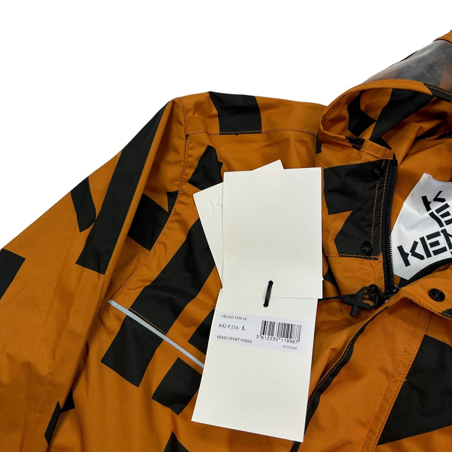 KENZO Multicoloured Parka Sports Jacket Large NEW RRP 485