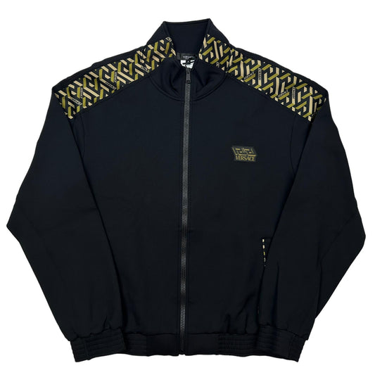 VERSACE Arm Detail Black Track Jacket Size 5 NEW RRP 635
