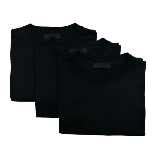 PRADA Black T-Shirt 3 Pack Medium NEW RRP 490
