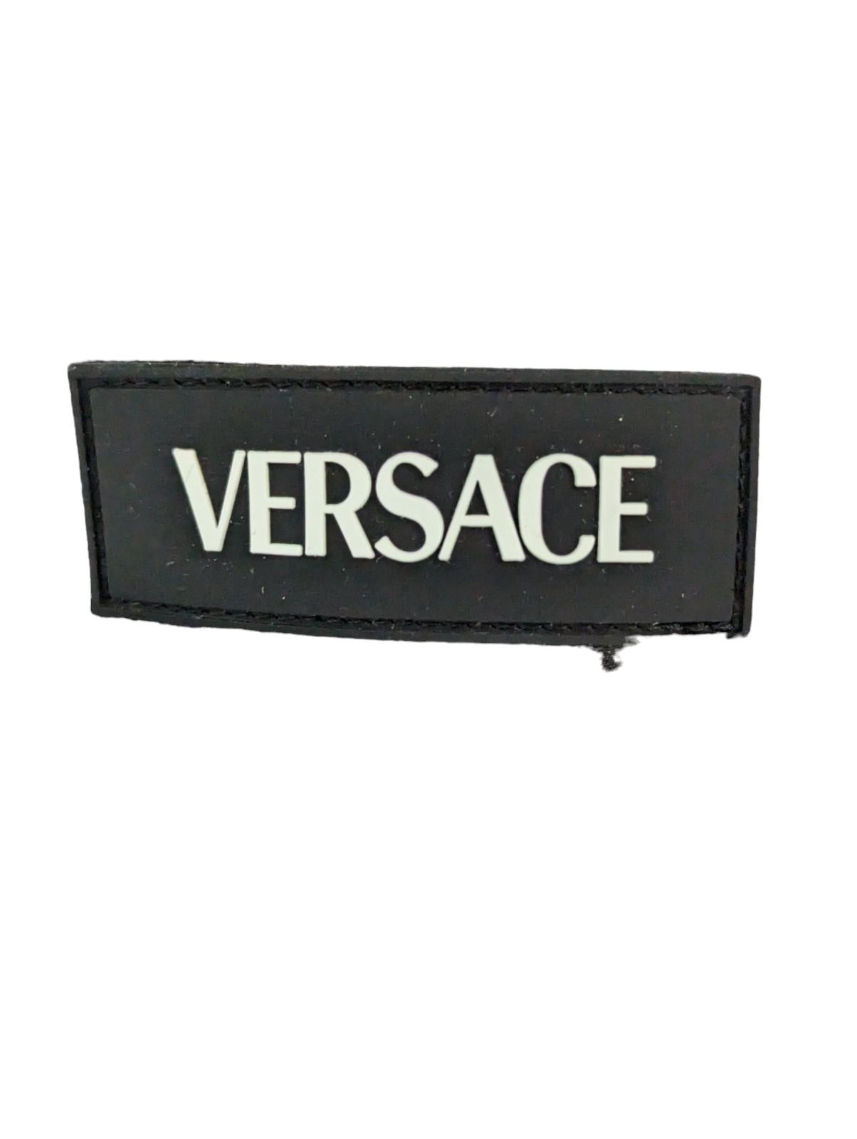 VERSACE Black Bucket Hats Vinyl Logo Bucket Hat Size 57 NEW RRP 460