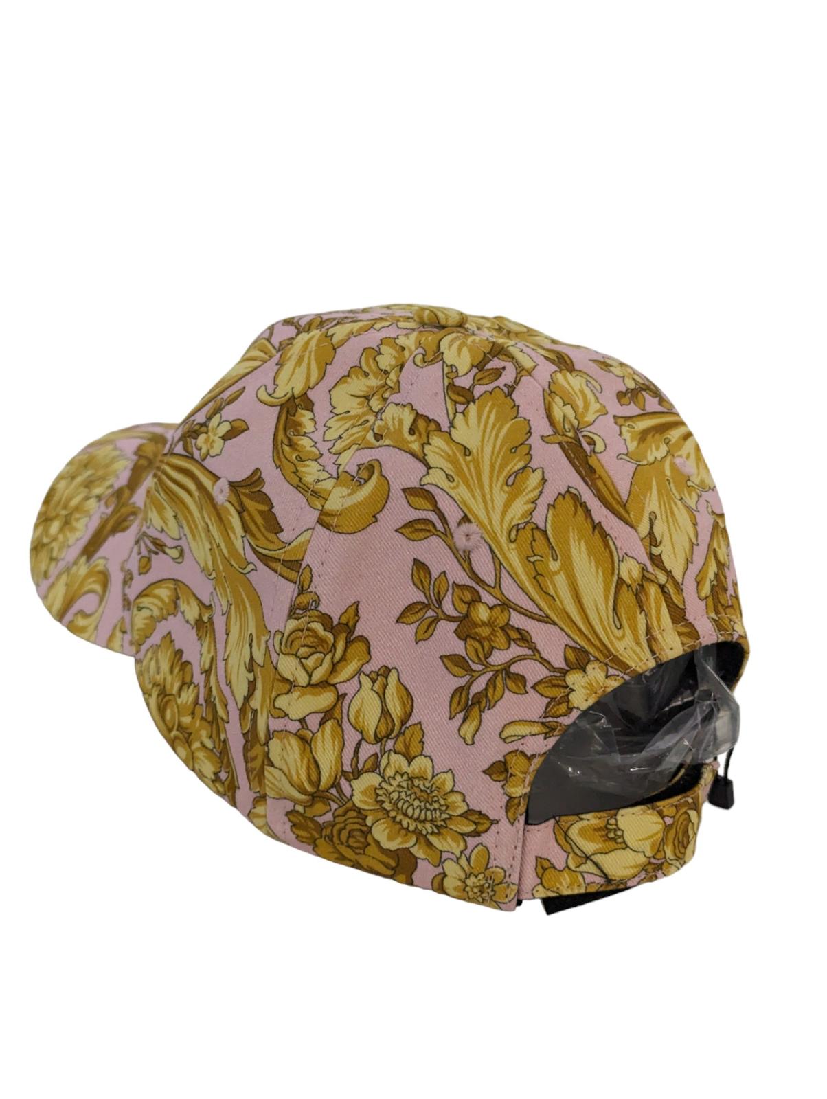 VERSACE Pink Caps Barocco Classic Hat Size 59 NEW RRP 370