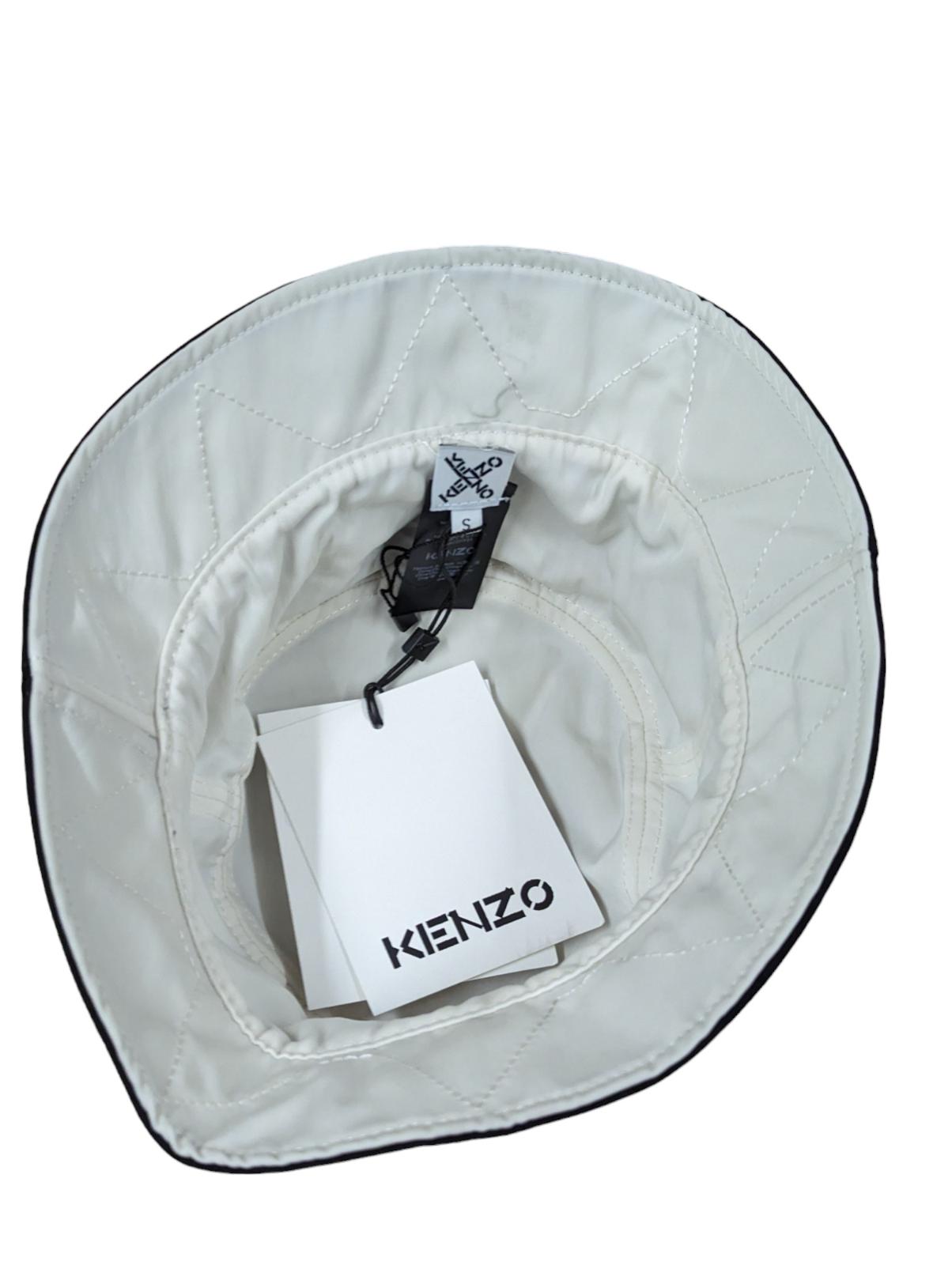 KENZO Black Bucket Hats Reversible Sport Logo Bucket Hat Size S NEW RRP 115