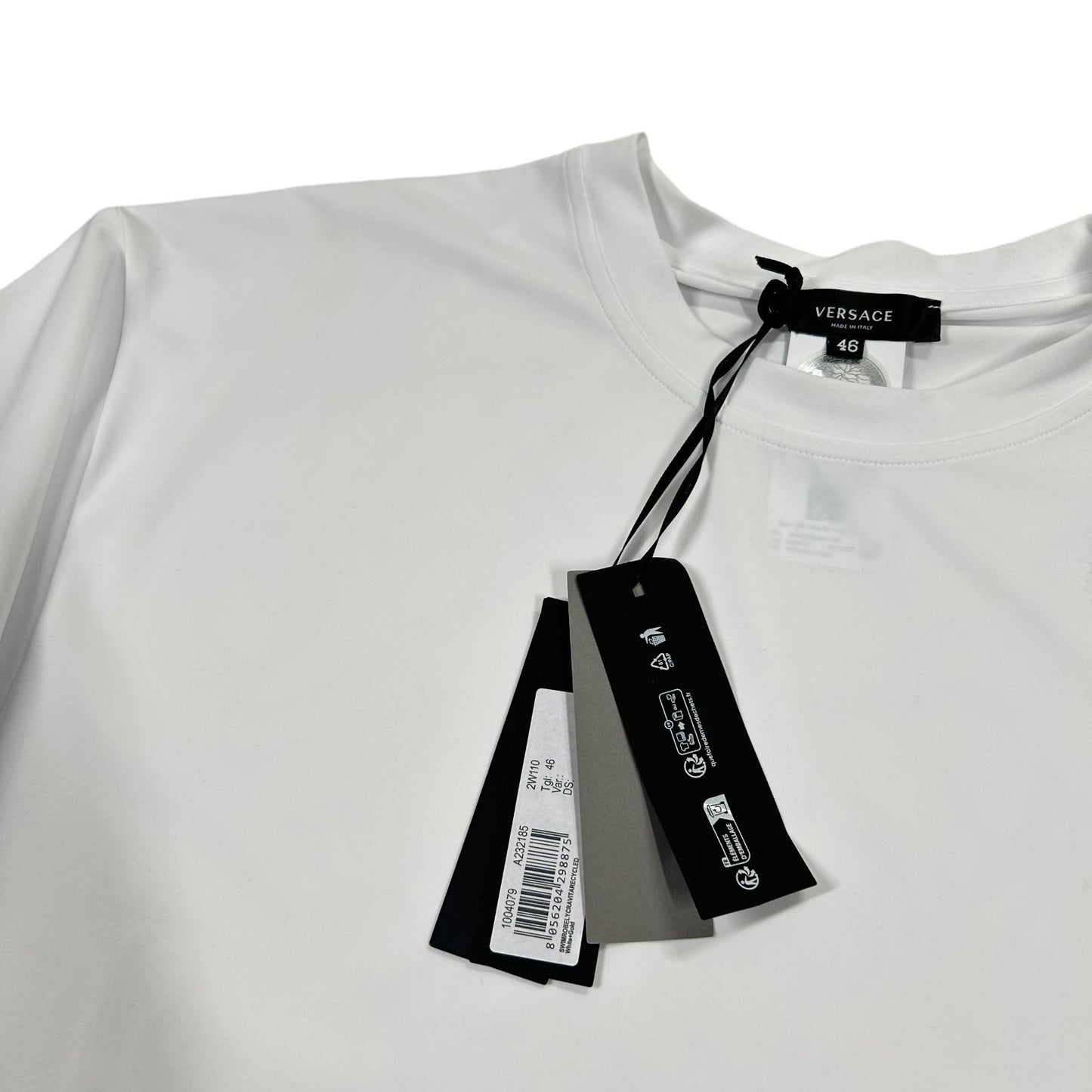 VERSACE Swim White T-Shirt Size 46 NEW RRP 345