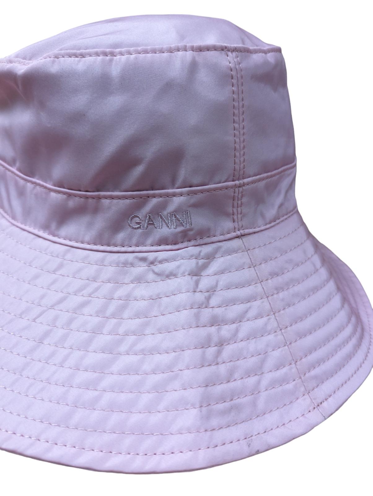 GANNI Pink Hats Wide Brim Bucket Hat City Classic Size XS/S NEW RRP 75