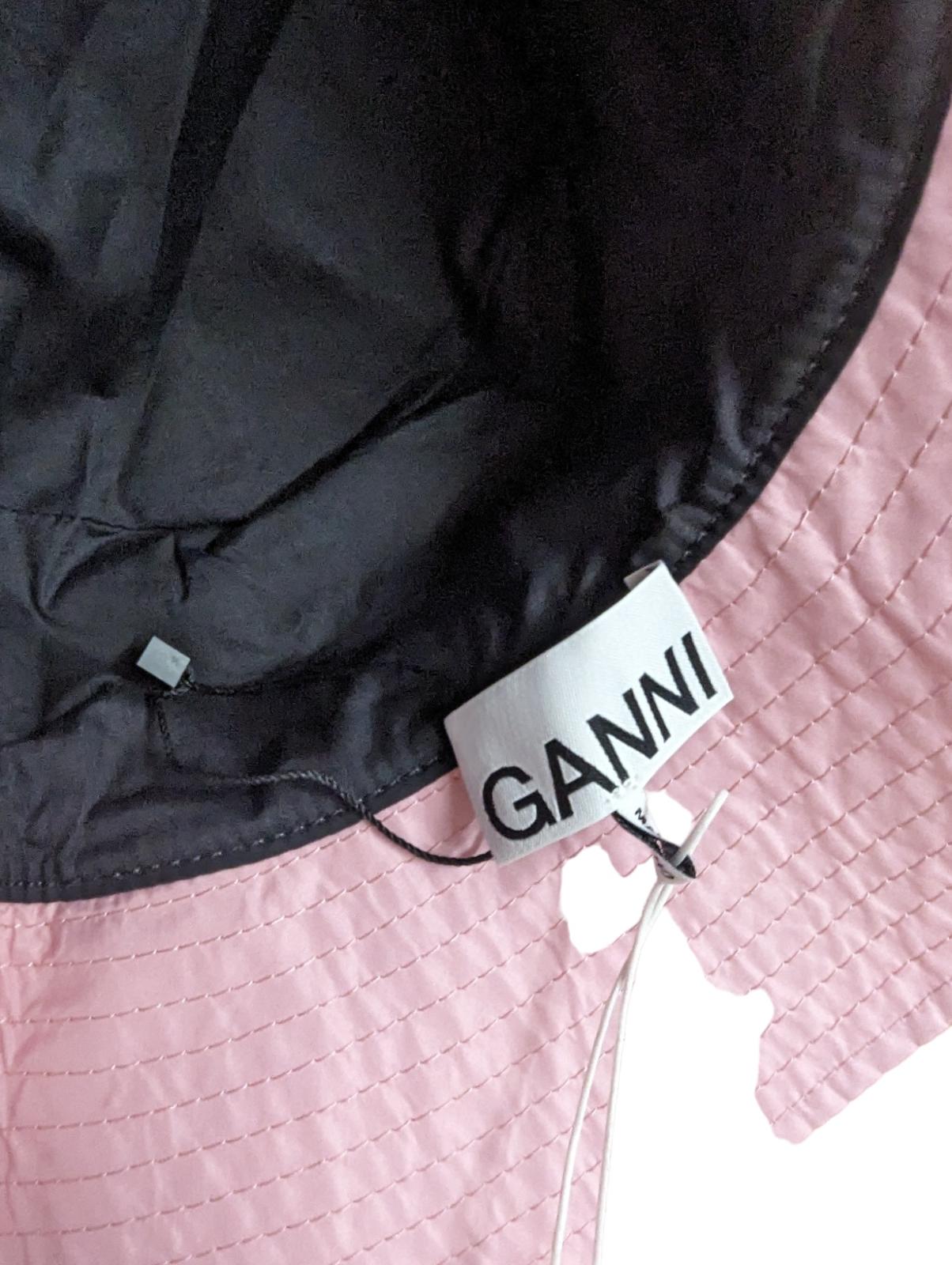 GANNI Pink Hats Wide Brim Bucket Hat City Classic Size XS/S NEW RRP 75
