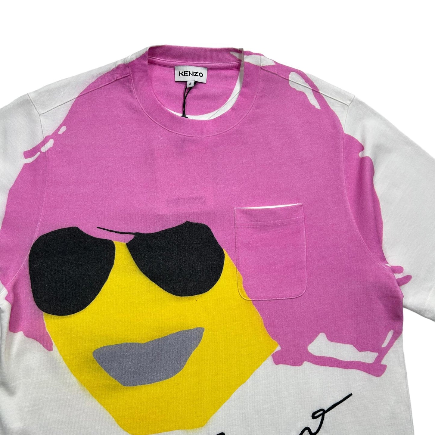 KENZO White T-Shirt Graphic Small NEW RRP 180