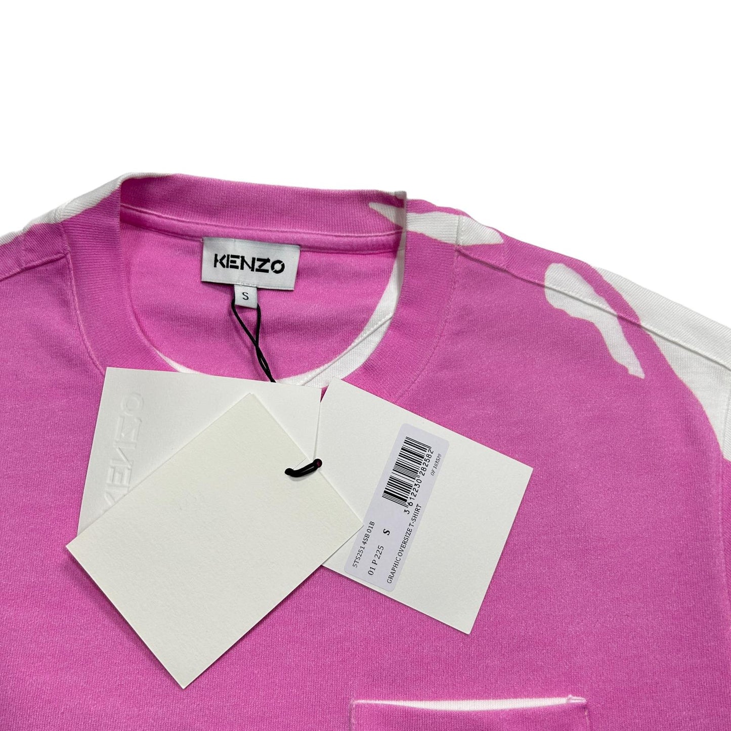 KENZO White T-Shirt Graphic Small NEW RRP 180