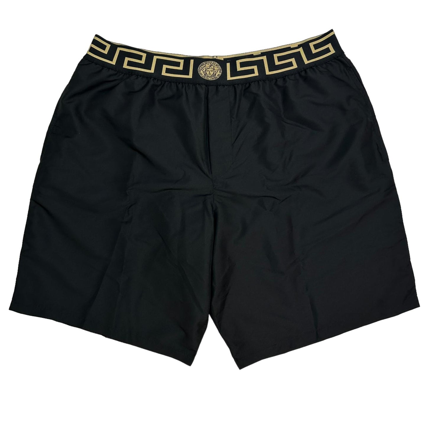 VERSACE Long Black Swim Shorts Size 6 XL NEW RRP 275