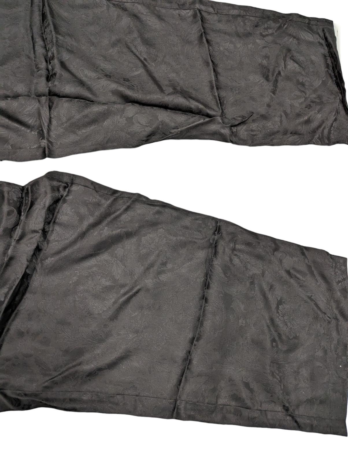 VERSACE Black Loungewear Trousers Floral Detail Elastic Waistband L NEW RRP 570