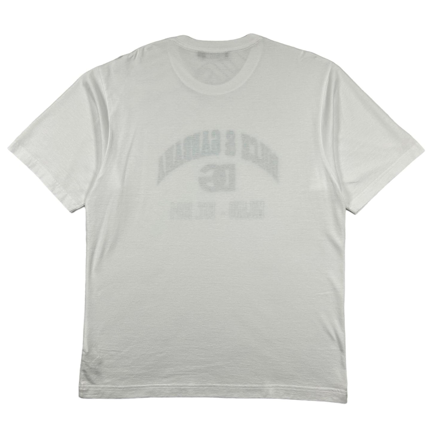 DOLCE & GABBANA White Cotton Logo T-Shirt Size 50 NEW RRP 375