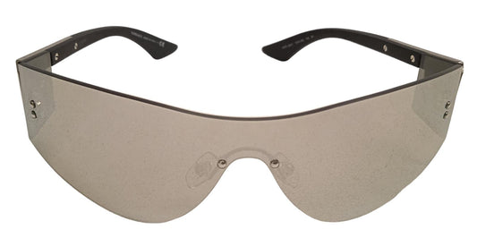VERSACE Ladies VE2241 Light Grey Mirror Silver Rimless Sunglasses OS NEW RRP255