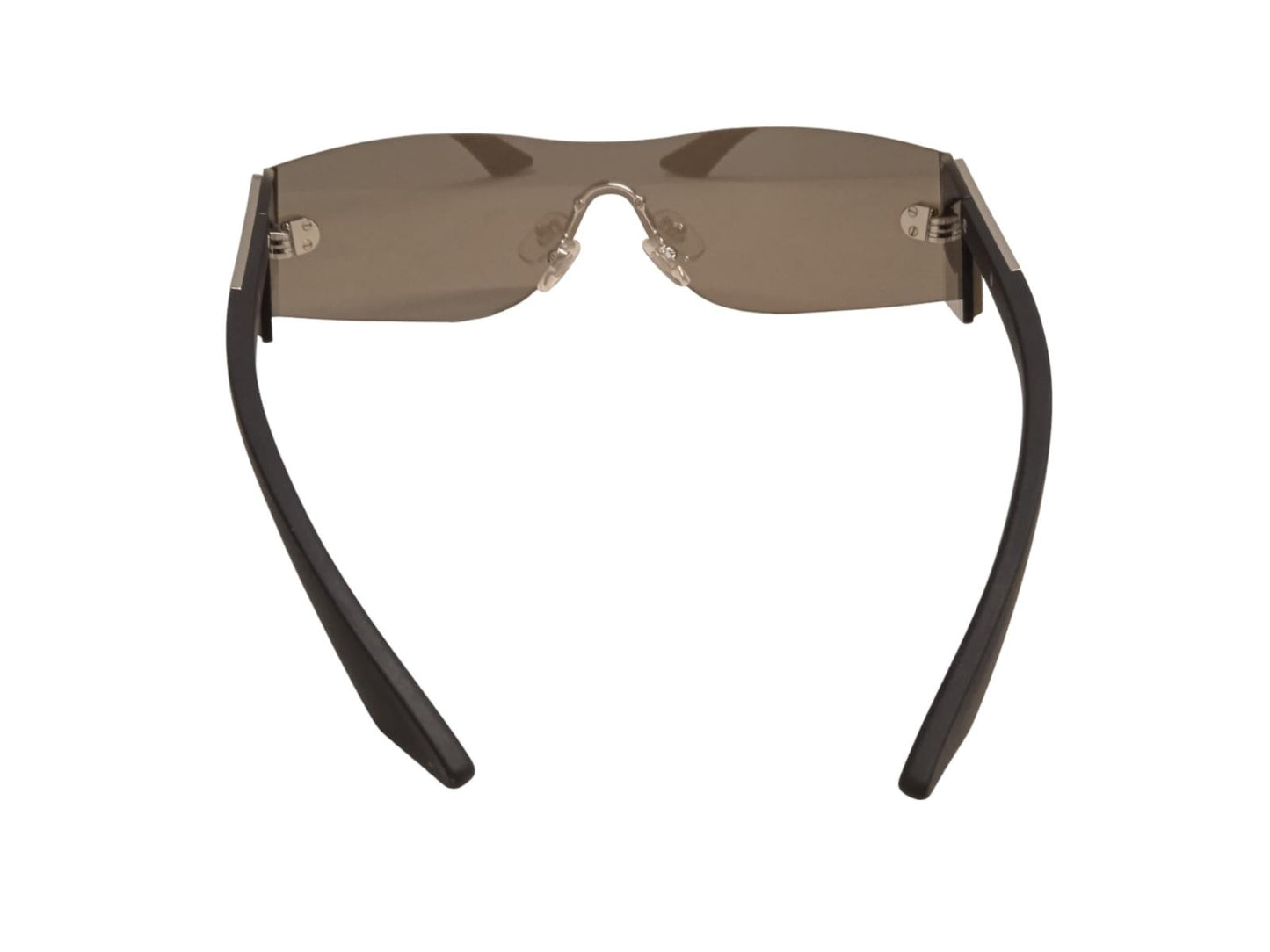 VERSACE Ladies VE2241 Light Grey Mirror Silver Rimless Sunglasses OS NEW RRP255