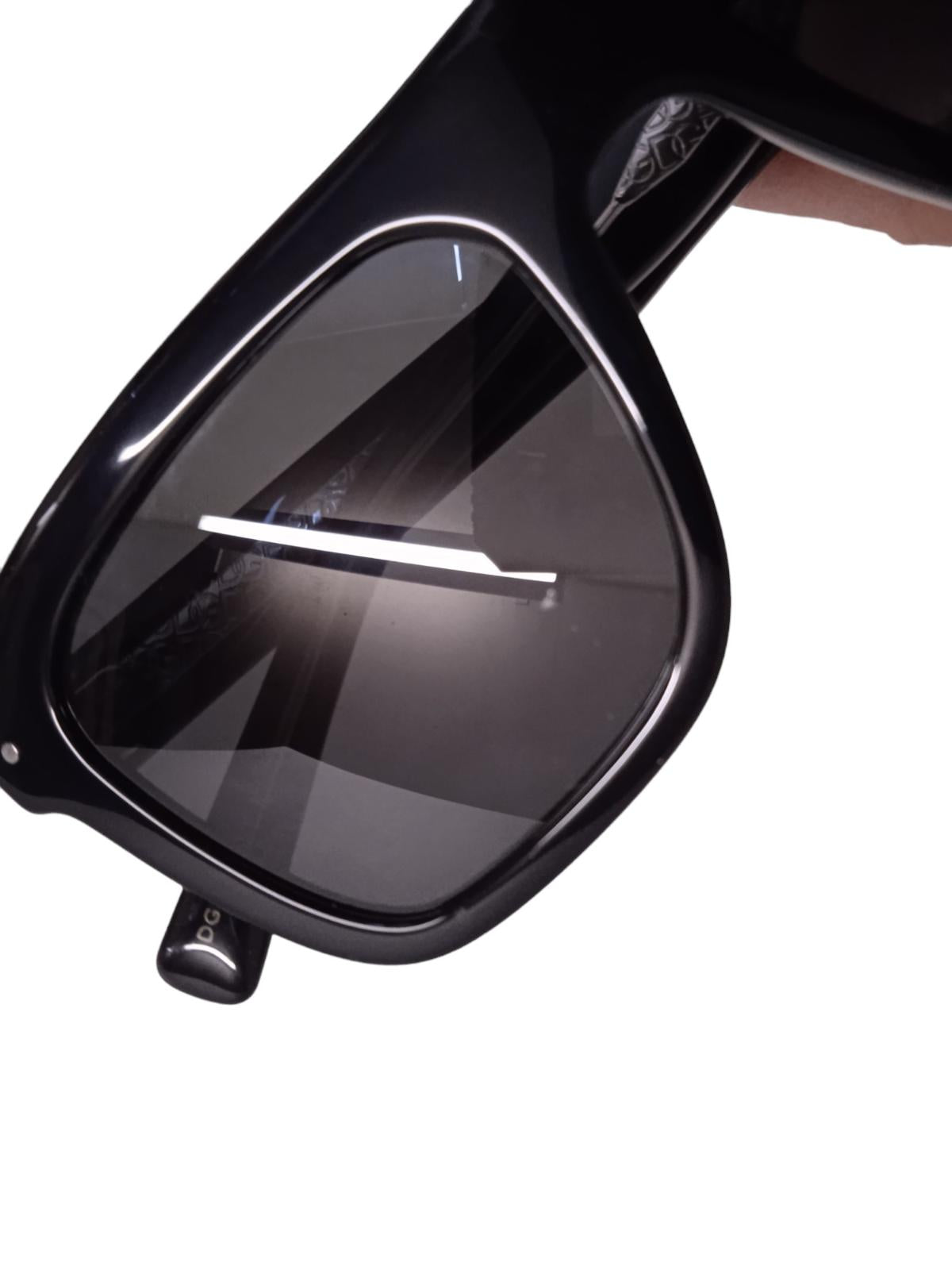 DOLCE & GABBANA Men's DG4420 Black Acetate Sunglasses 52-20-145 NEW RRP265