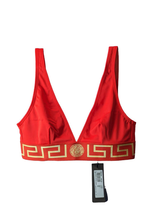 VERSACE Greca Bralette Baroque Print Bikini Top Size M NEW RRP 150