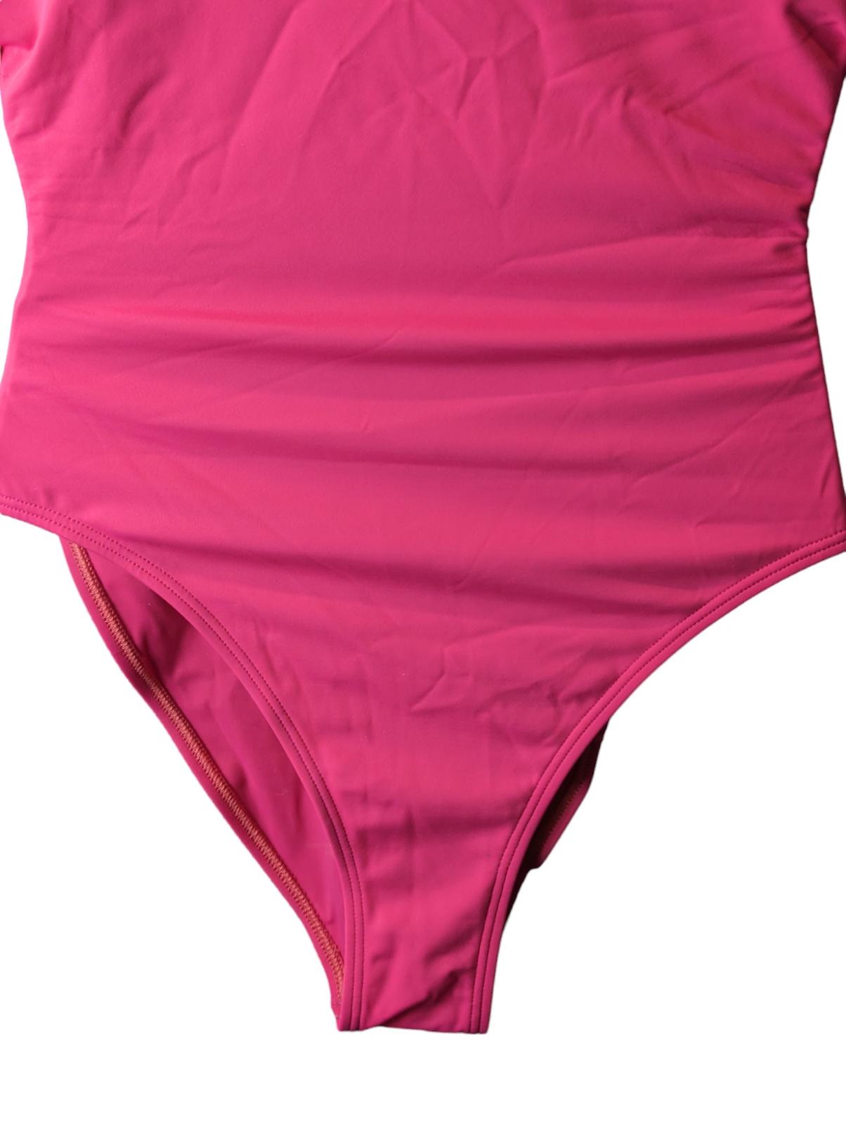 VERSACE Greca Baroque Print Swimming Costume Pink Swimsuit (1) S NEW RRP 225