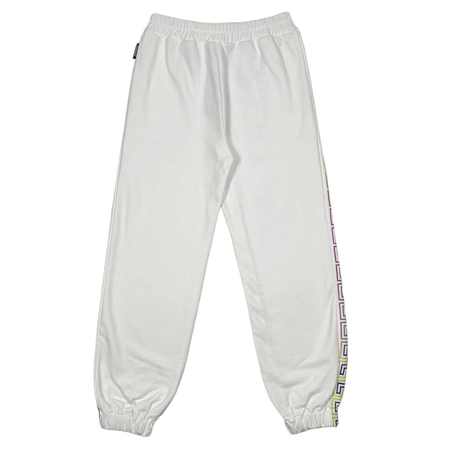 VERSACE White Rainbow Logo Sweat Pants Size 40 NEW RRP 540