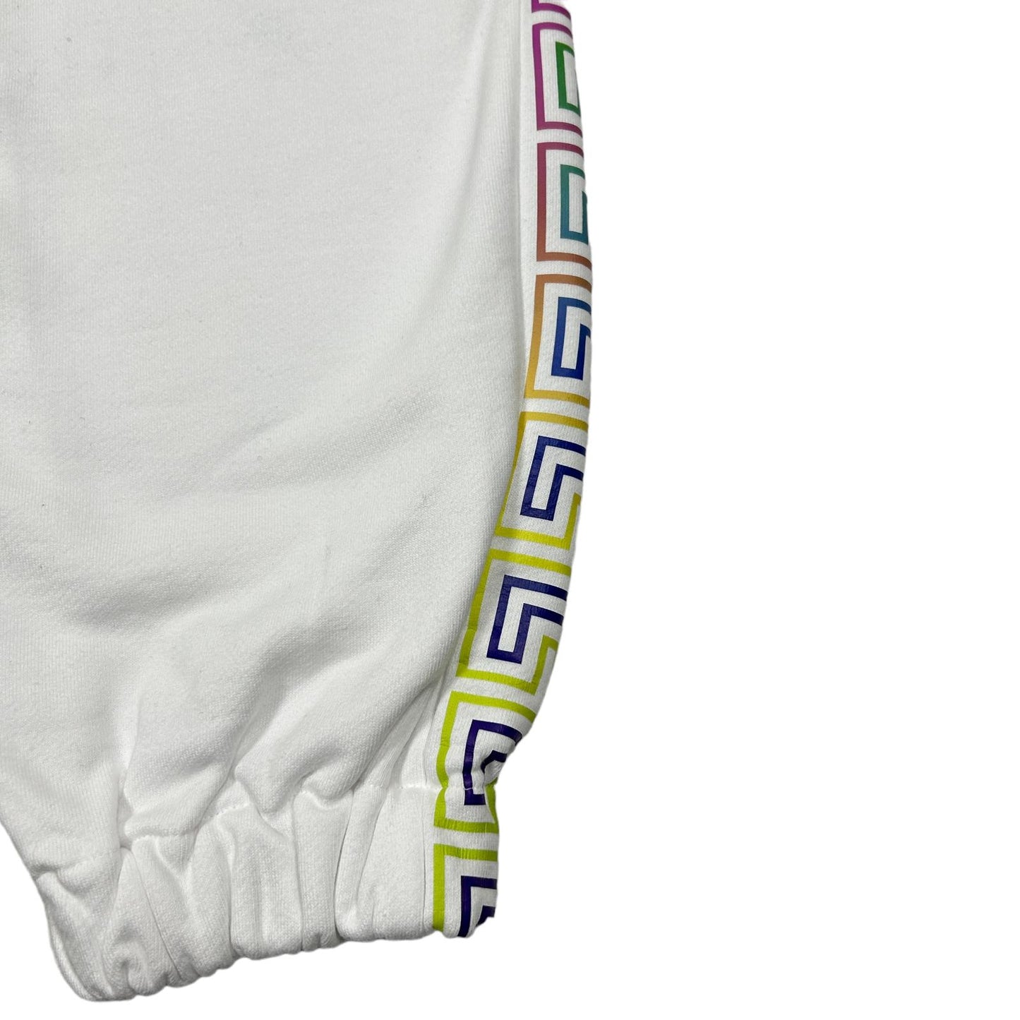 VERSACE White Rainbow Logo Sweat Pants Size 40 NEW RRP 540