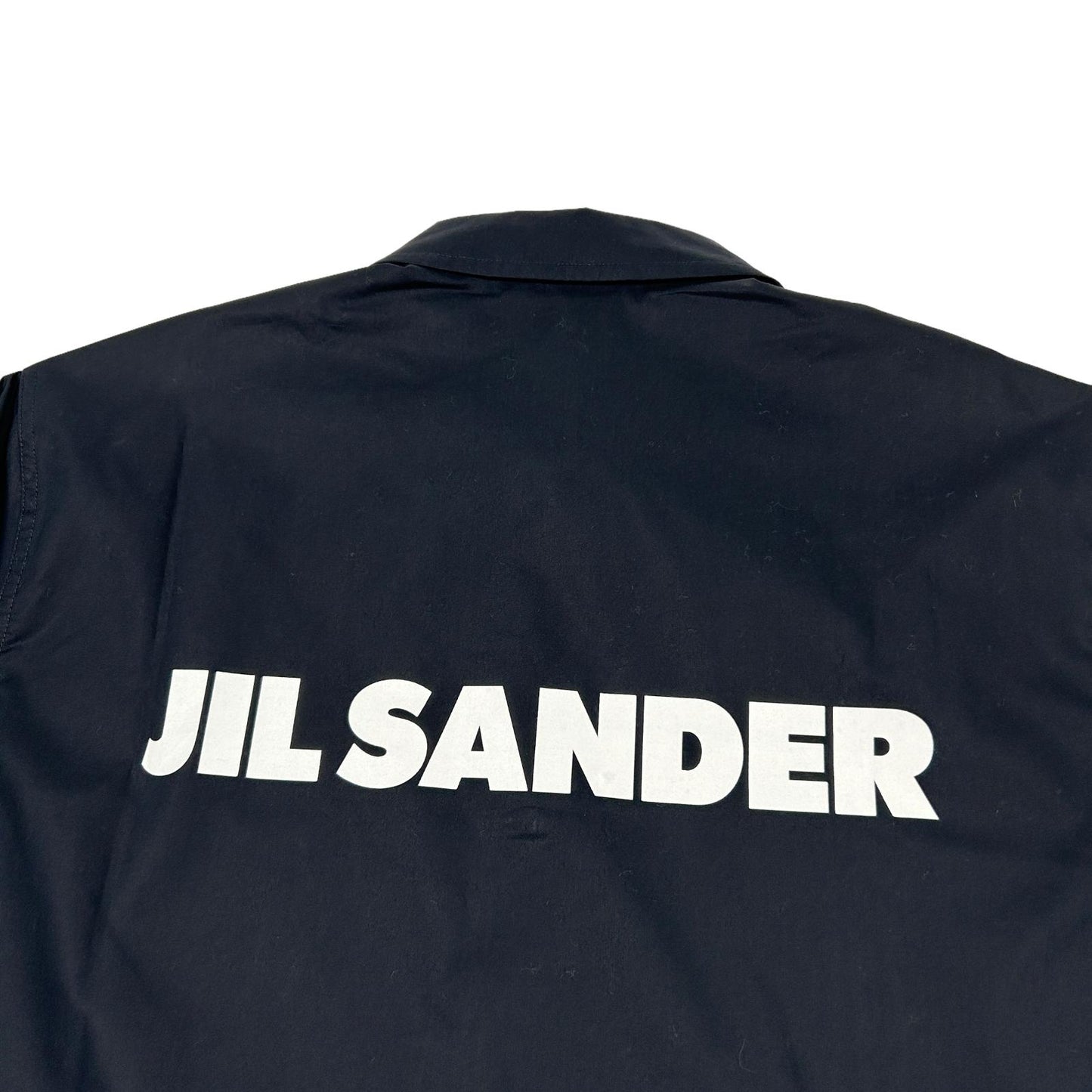 JIL SANDER Coach Jacket Tech Essential Blue Poplin EU48 UK38 NEW RRP1080