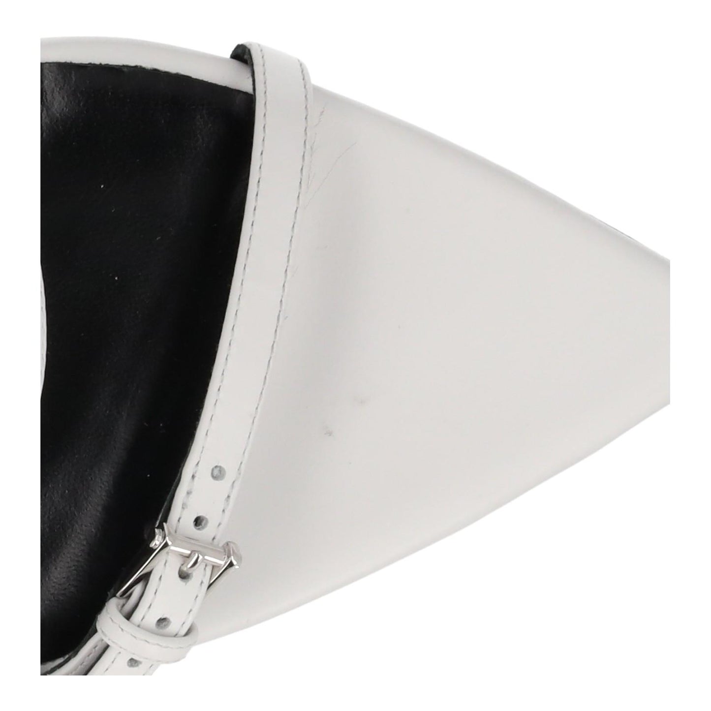 VERSACE Sandal Shoes Multi Strap Heels White Leather EU39.5 UK6.5 NEW RRP1100