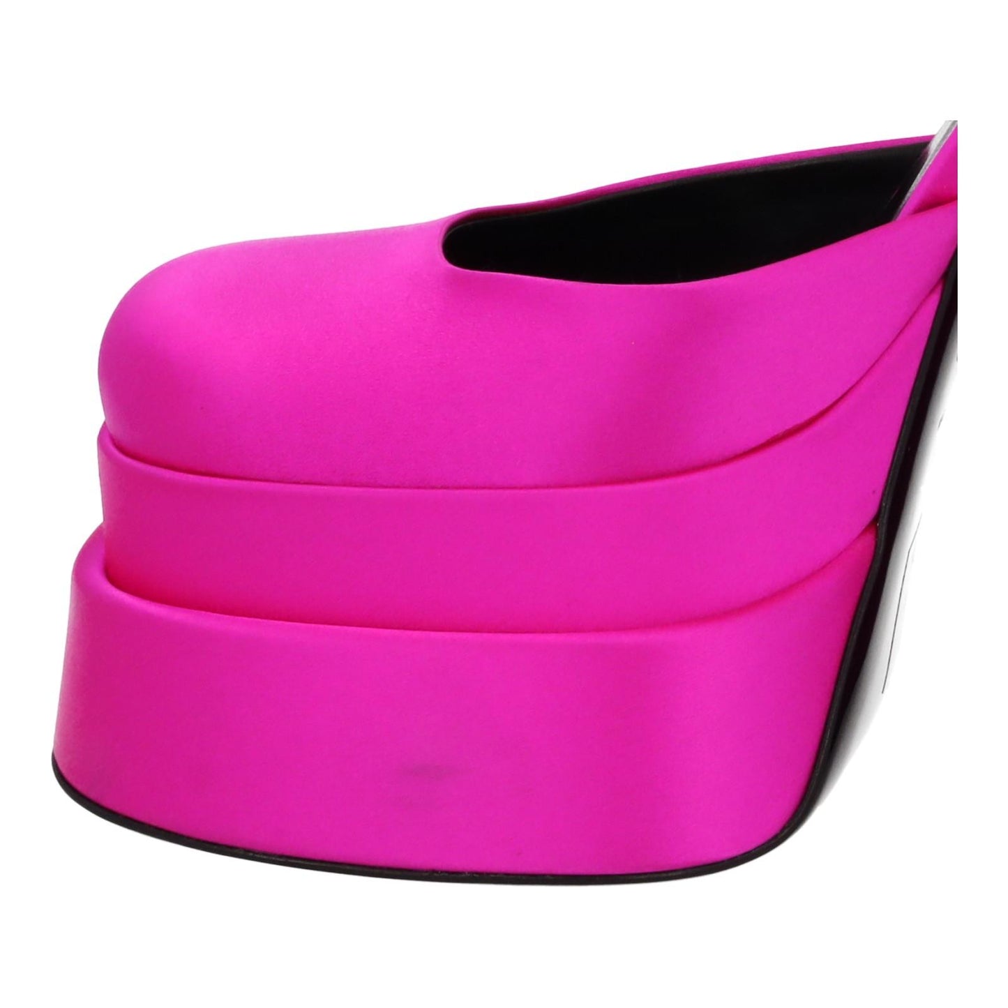 VERSACE Aevitas Platform Shoes Medusa Charm Pink Satin EU39 UK6 NEW RRP1100