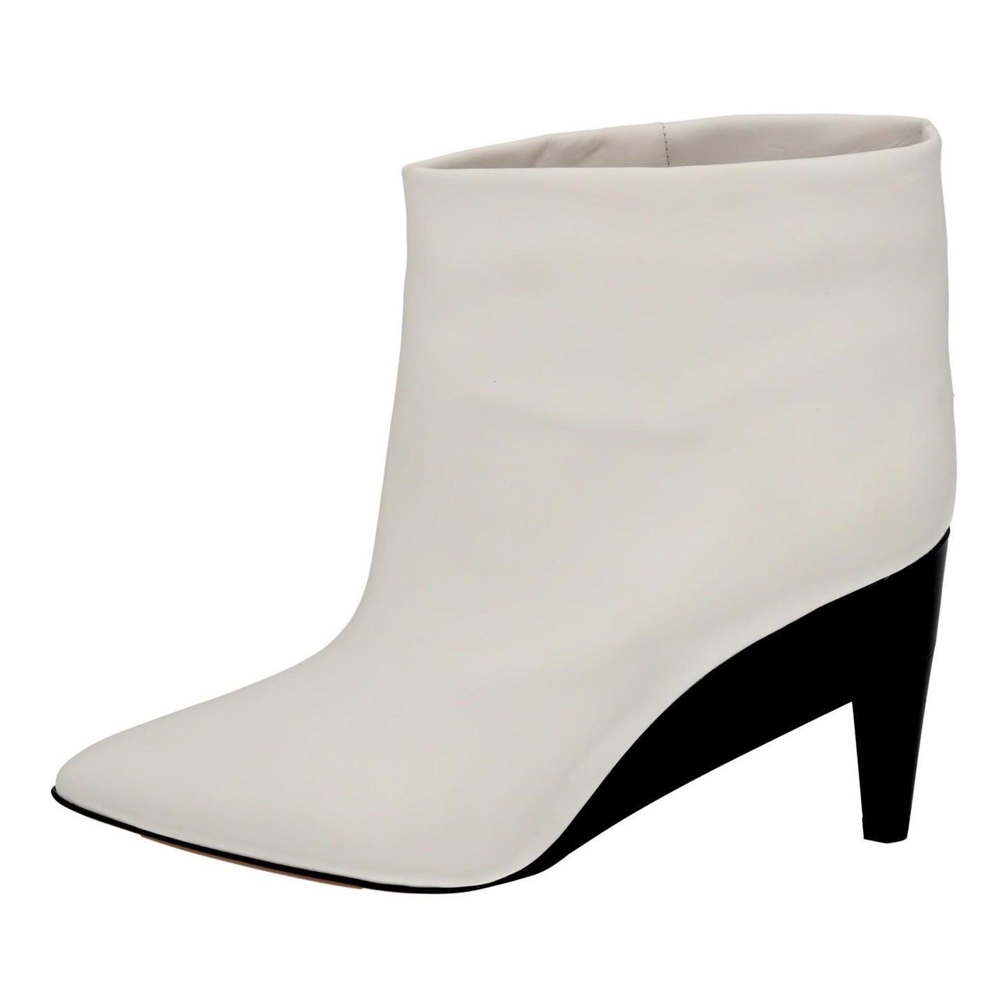 ISABEL MARANT Dylvee Ankle Boots 85 High Heel White Leather EU38 UK5 NEW RRP900