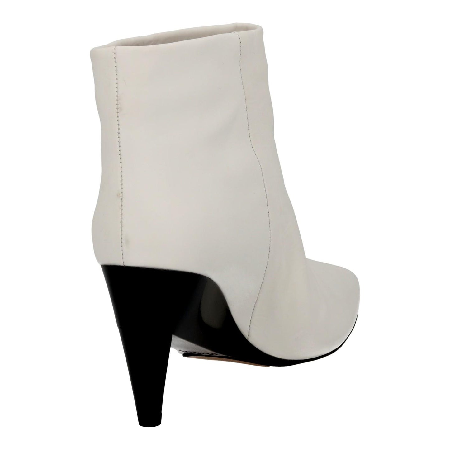 ISABEL MARANT Dylvee Ankle Boots 85 High Heel White Leather EU38 UK5 NEW RRP900