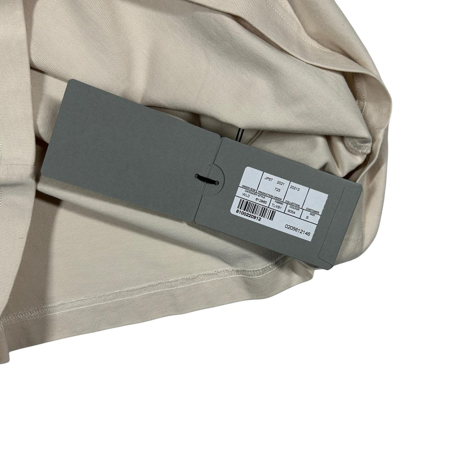 BALENCIAGA Cotton Retail Therapy Beige T-Shirt Size S NEW RRP 395