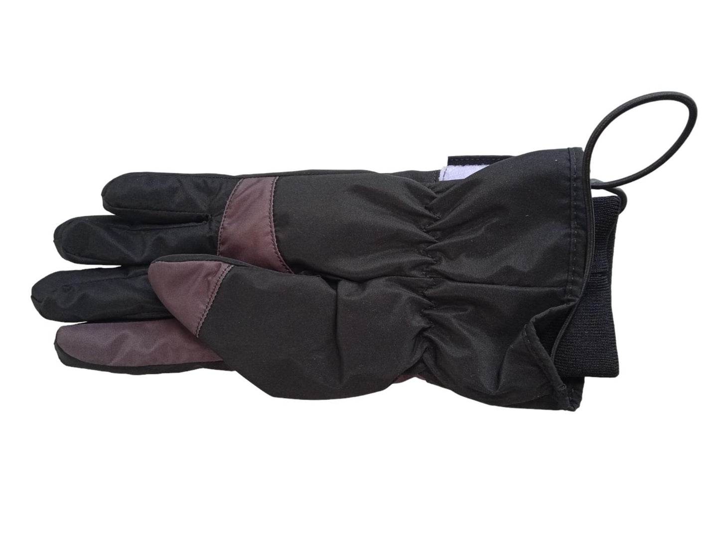 OFF-WHITE Ladies Black & Grey Organic Seams Ski Gloves OS RRP555 NEW