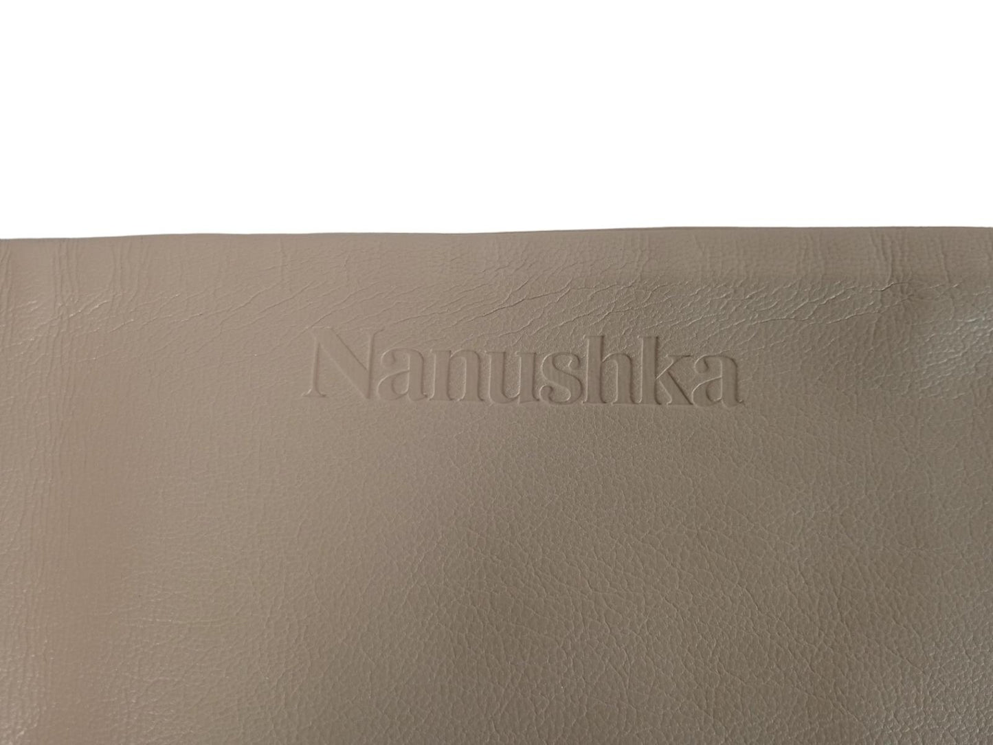 NANUSHKA Ladies Beige Vegan Leather Dae Rustic Soft Wide Belt OS RRP175 NEW