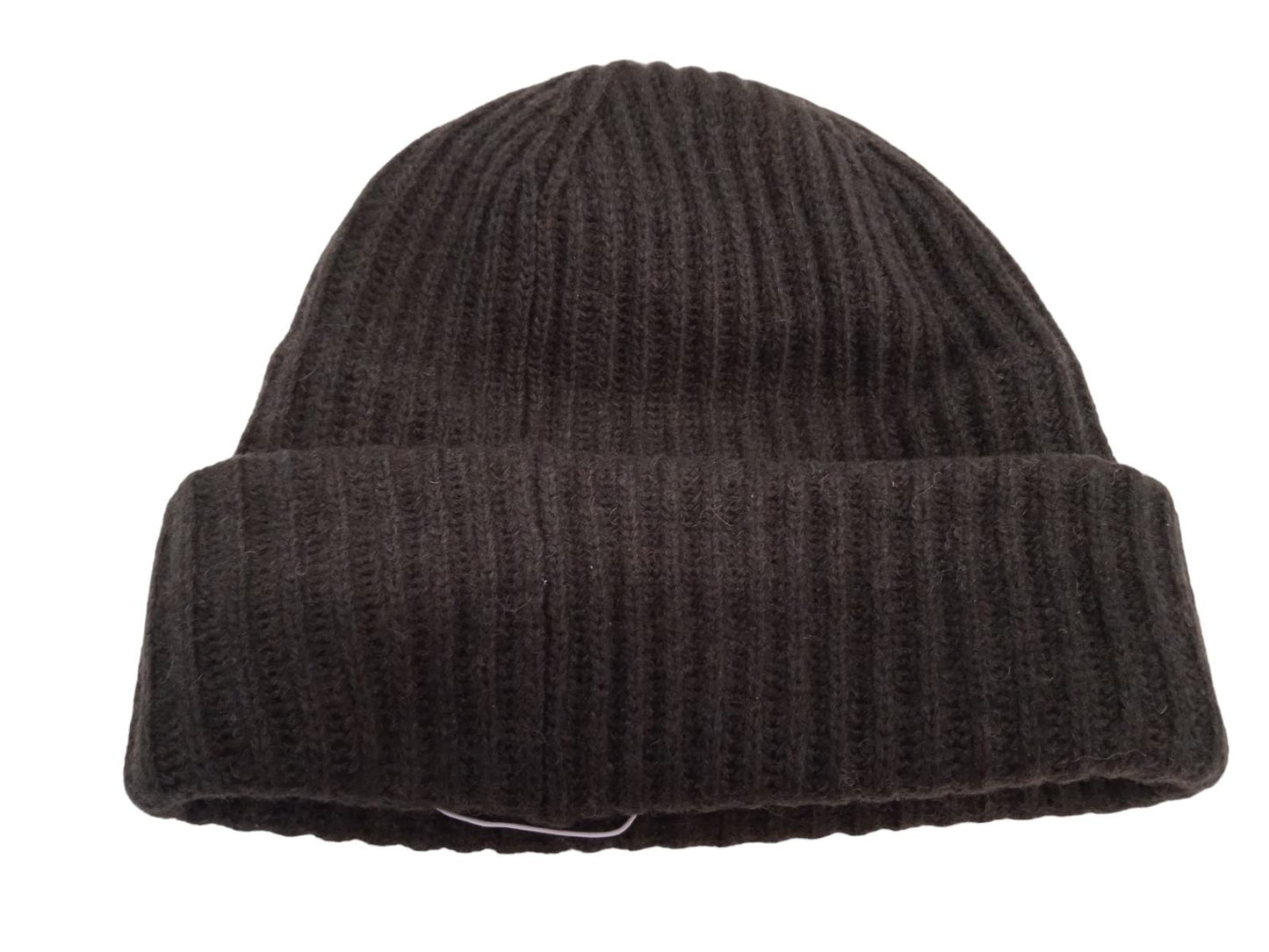 GANNI Beanie Hat A3535 Recycled Wool Blend Knit Kalamata Green OS NEW RRP75