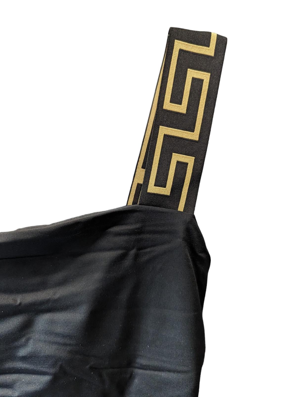 VERSACE Swimming Costumes Bikini Black Jacquard Greca Pattern XL NEW RRP 235