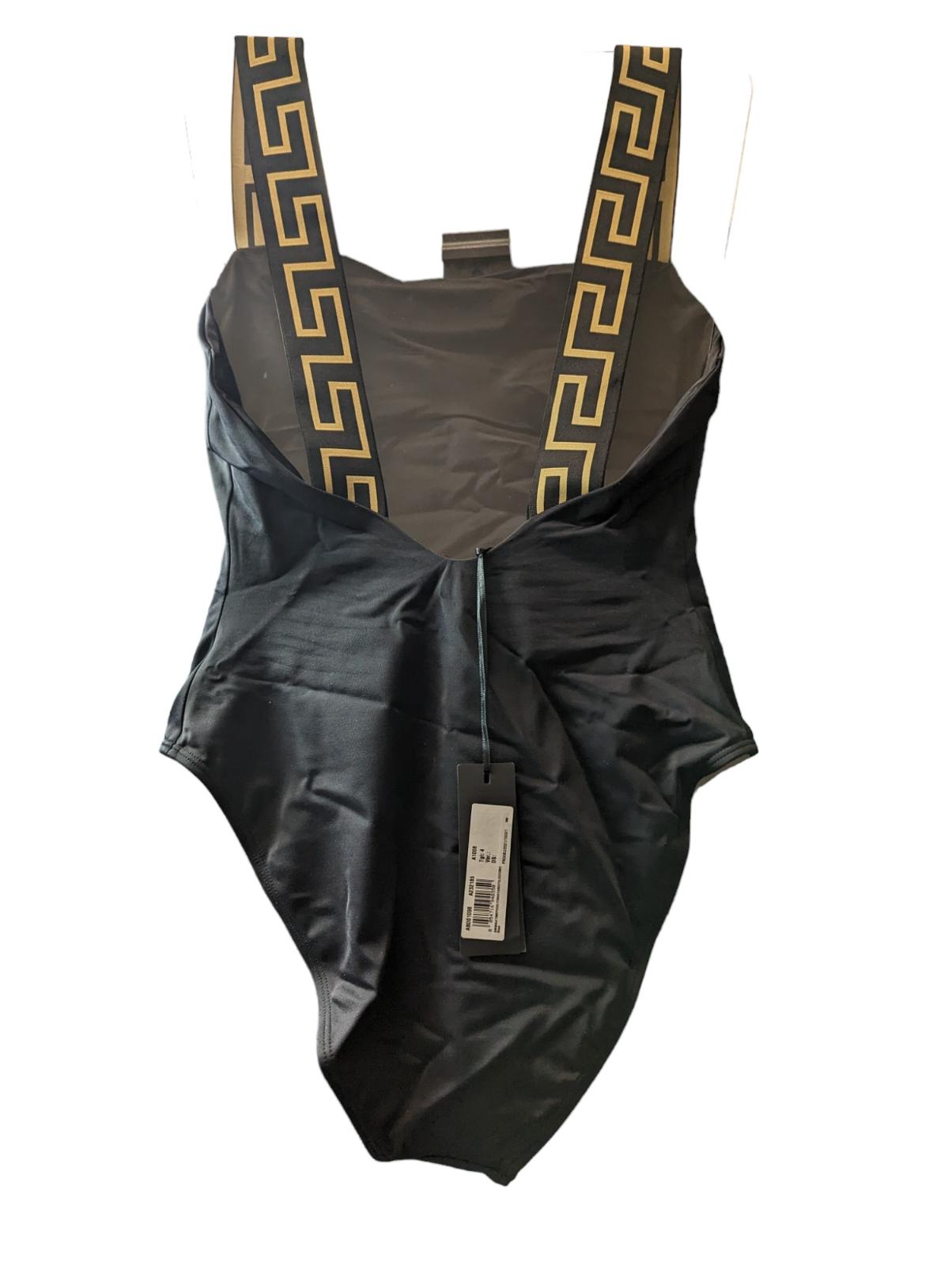 VERSACE Swimming Costumes Bikini Black Jacquard Greca Pattern XL NEW RRP 235