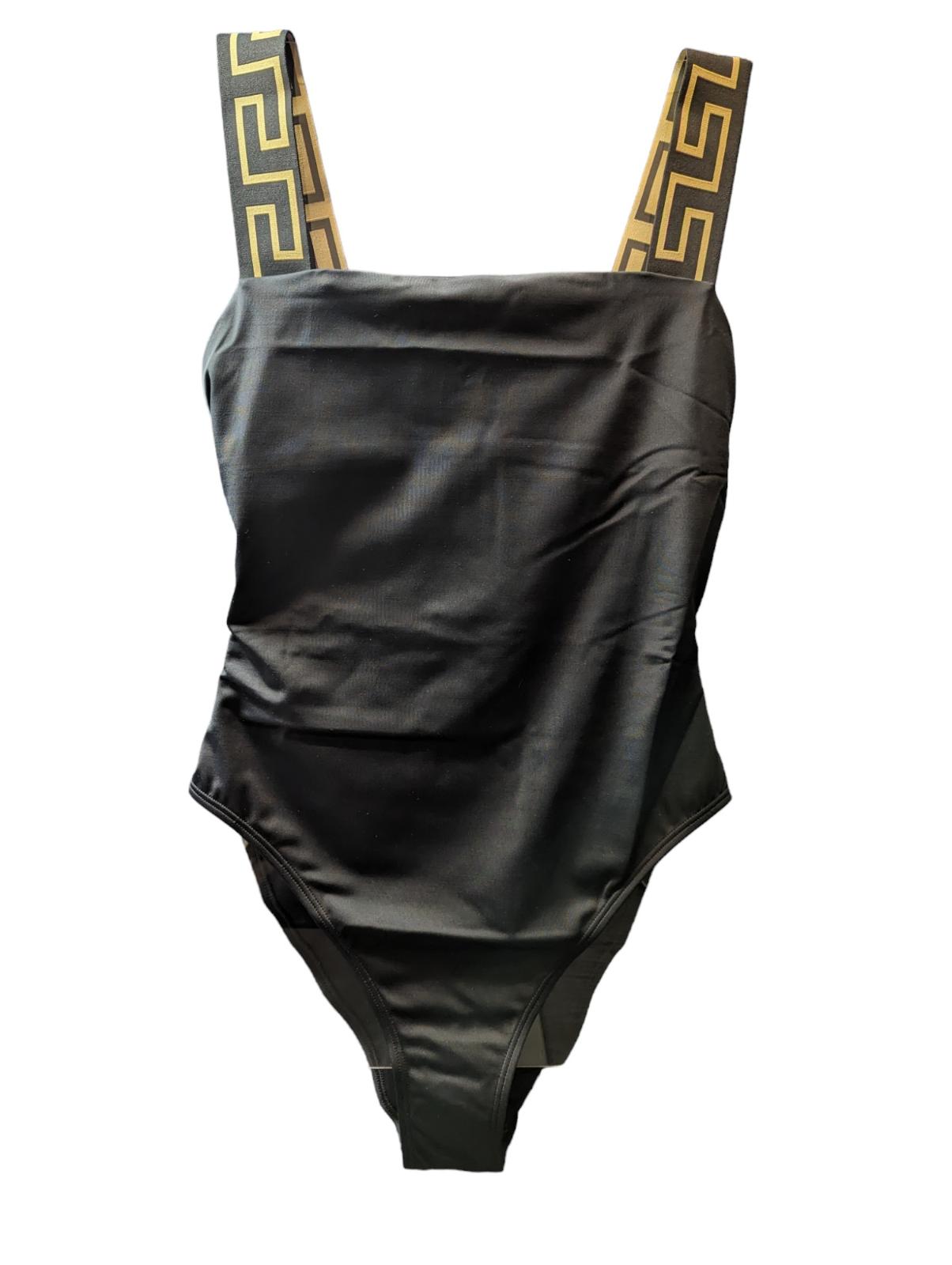 VERSACE Swimming Costumes Bikini Black One Piece Iconic L NEW RRP 355