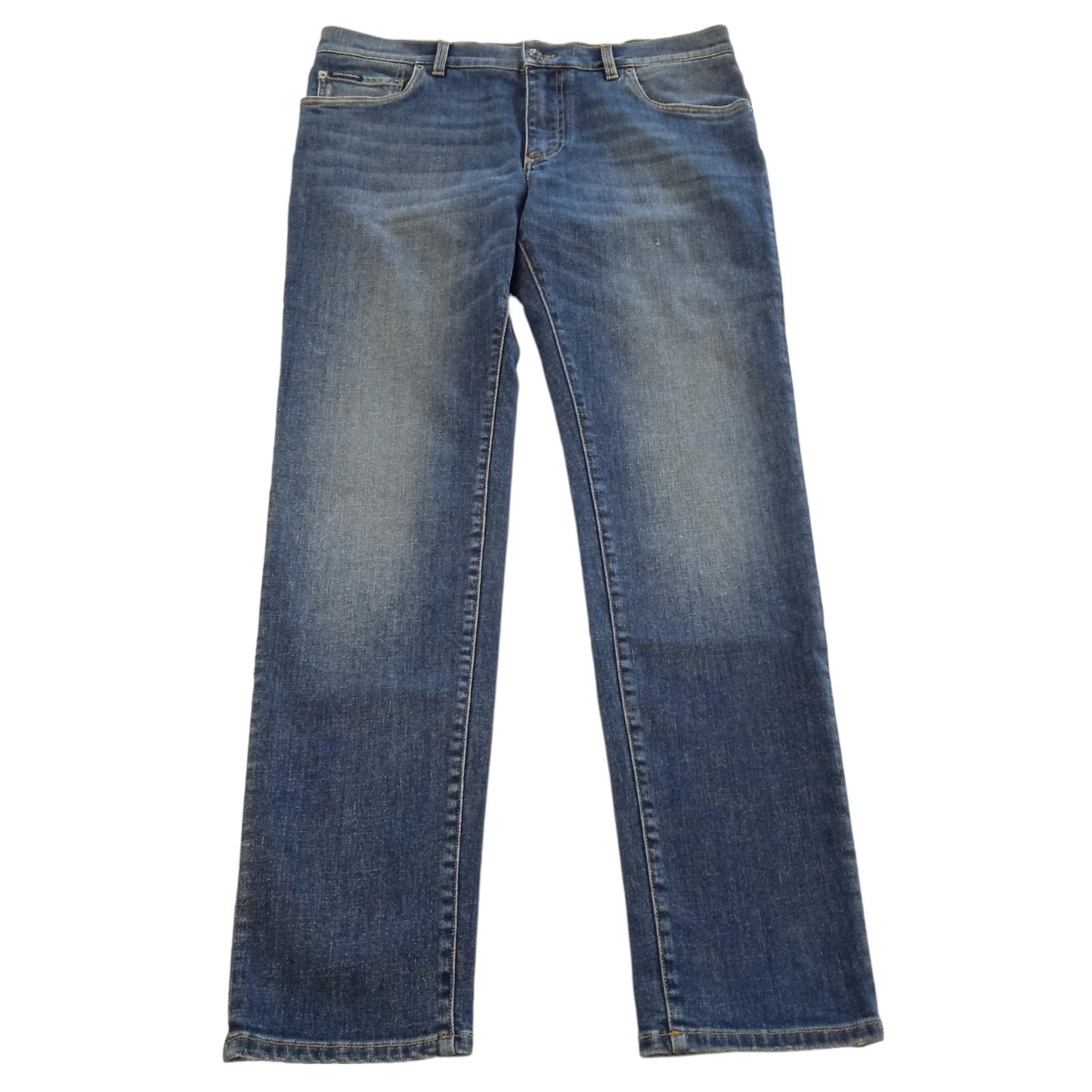 DOLCE & GABBANA Walton Oz Slim Jeans Blue Cotton Blend Men's W36 L32 NEW RRP575