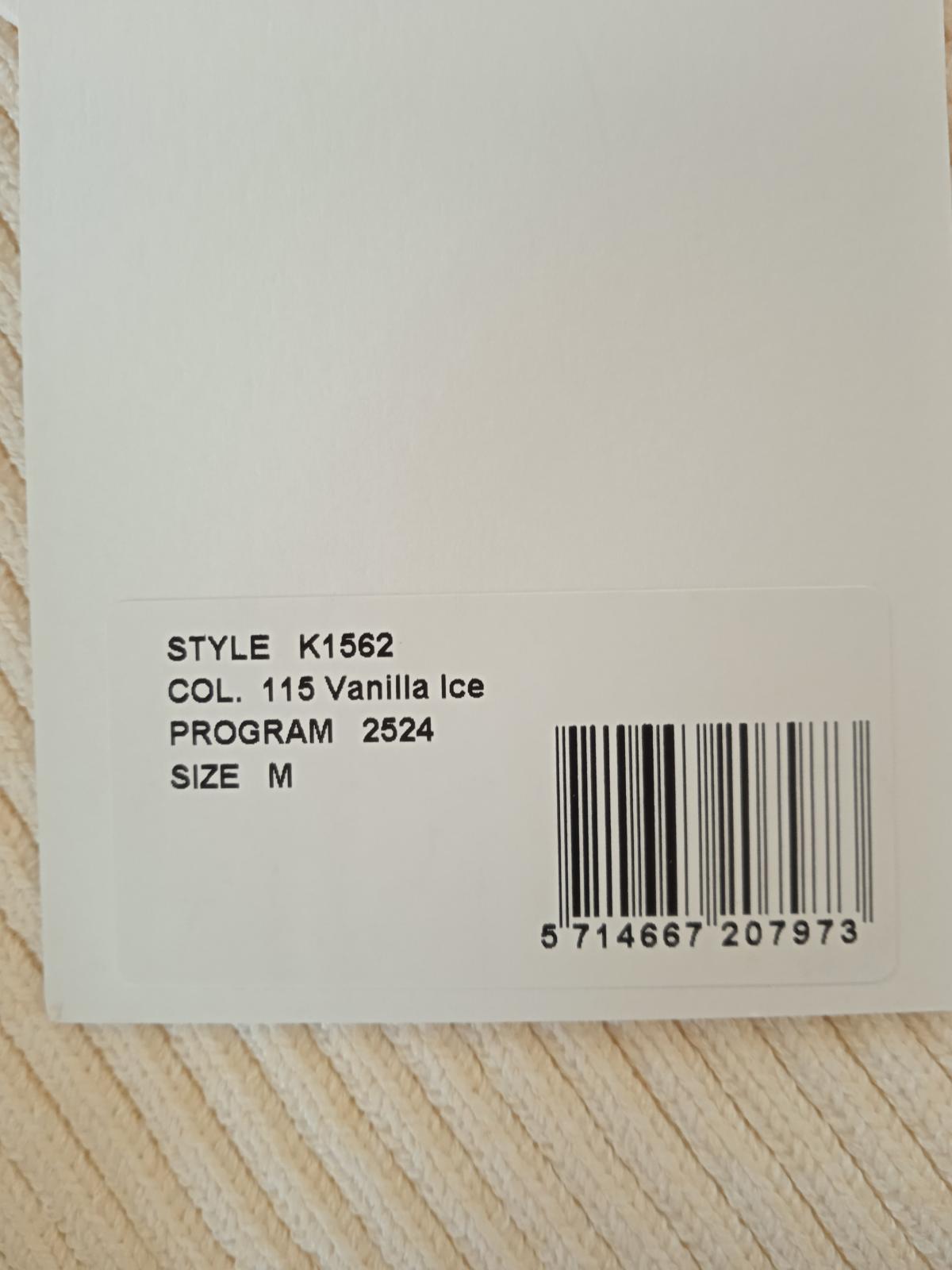 GANNI Ivory Rib-Knit Polo Long Sleeve Button-Up Cardigan Size M RRP255 NEW