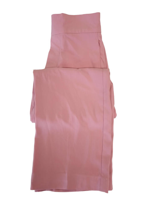 ORANGE CULTURE Men's Pink Crepe Money Flare Wide Trousers Size M RRP130 NEW