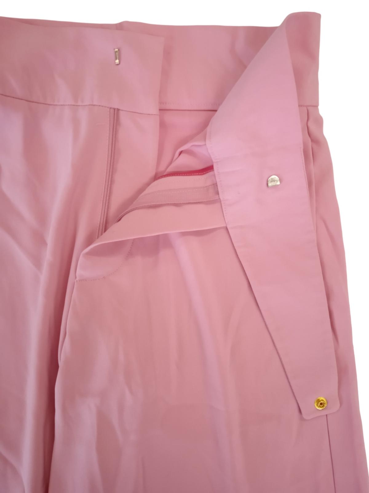ORANGE CULTURE Men's Pink Crepe Money Flare Wide Trousers Size M RRP130 NEW