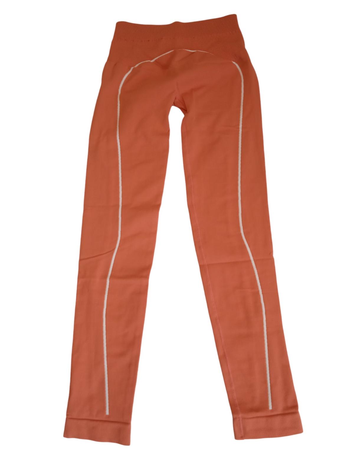 OFF-WHITE Athletic Off Stamp Seamless Leggings Coral Orange/White S/M NEW RRP165