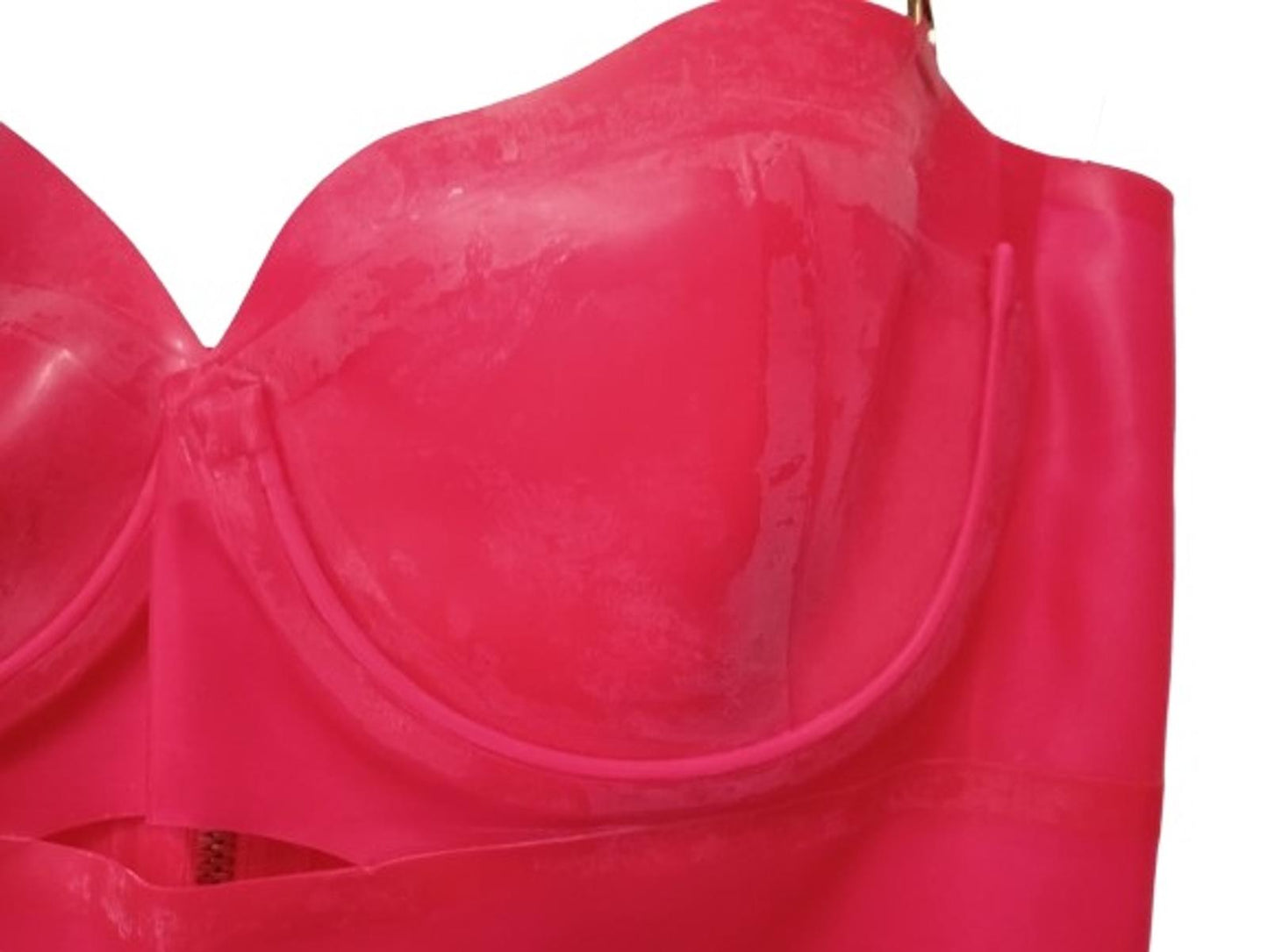 VERSACE Ladies Pink Latex Medusa Sweetheart Mini Dress IT44 UK12 RRP1950 NEW