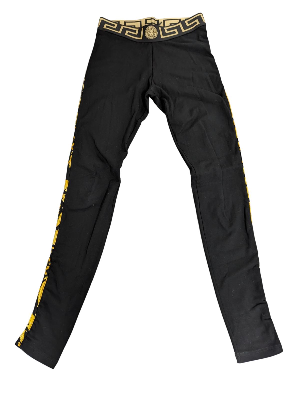 VERSACE Performance Leggings Medusa High Waist Legging Logo Band XS NEW RRP 200