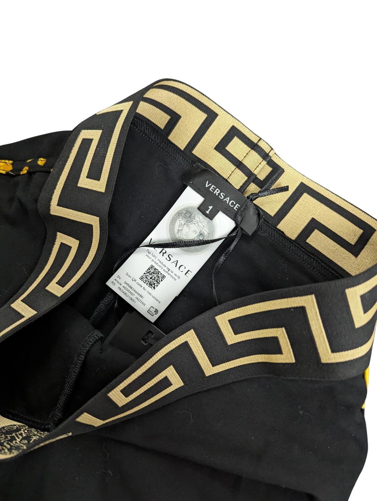 VERSACE Performance Leggings Medusa High Waist Legging Logo Band XS NEW RRP 200