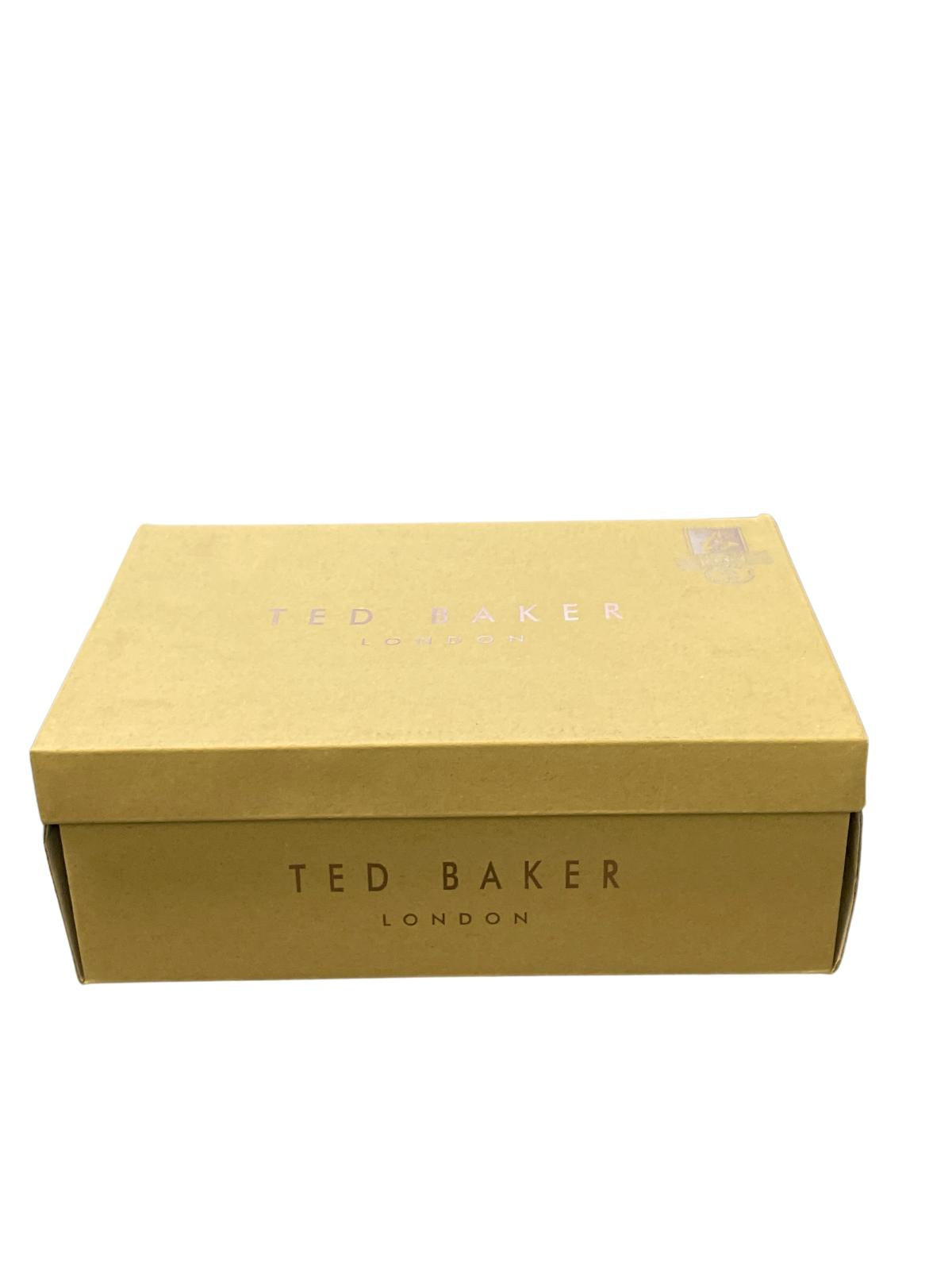 TED BAKER Kimmii Low Top Leather Trainers White Size EU37 UK4 RRP 110 NEW