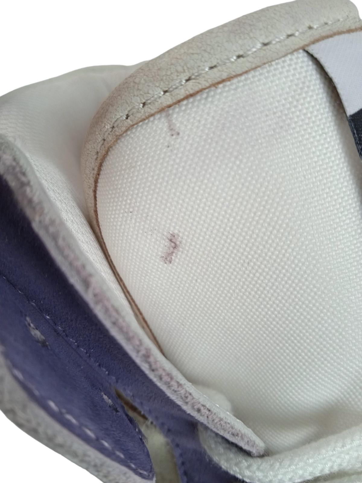 AXEL ARIGATO Men's Purple & White Leather Dice Hi Trainers Size UK8 RRP240 NEW