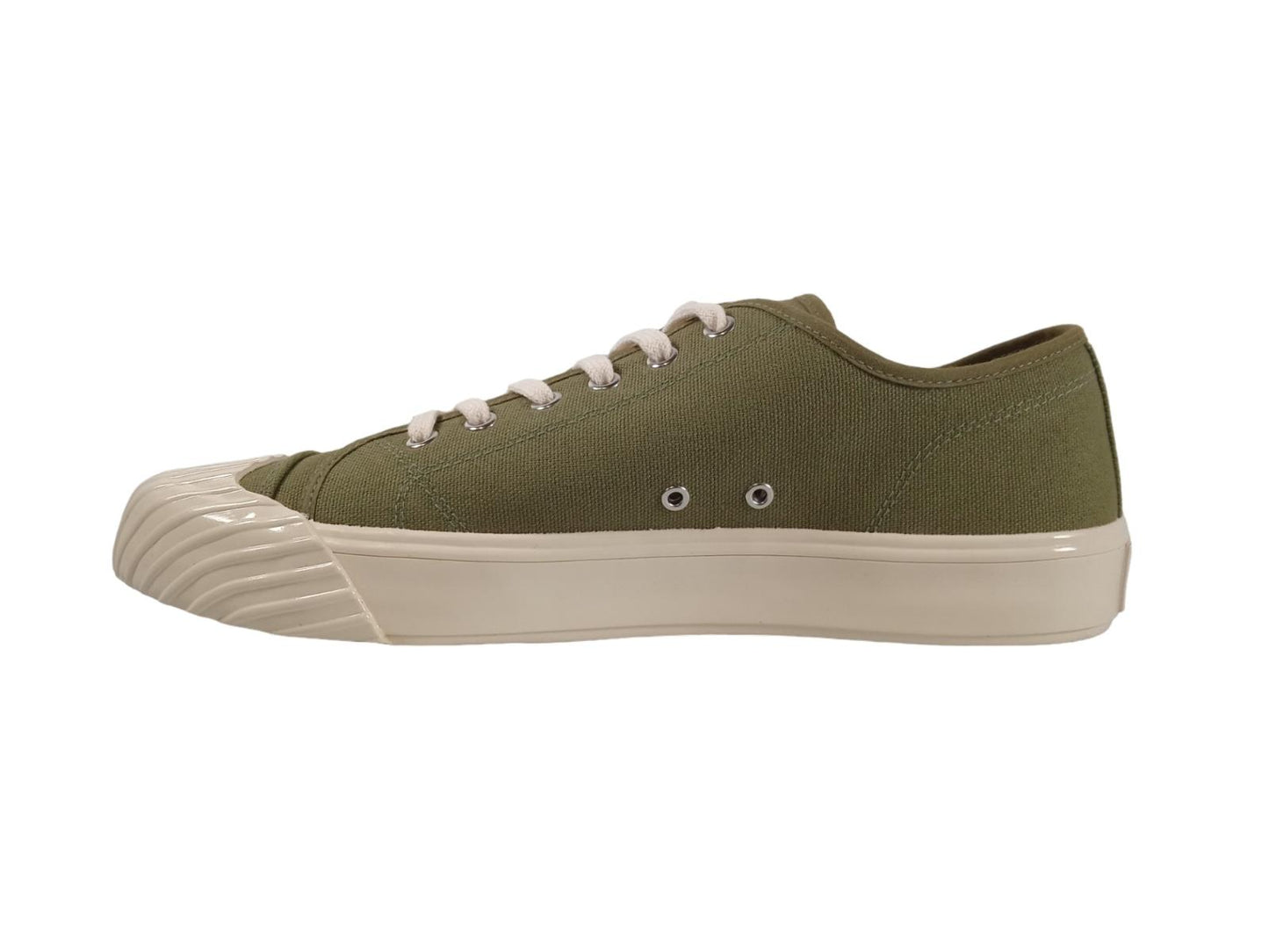 KENZO Trainers Khaki Green Canvas Rose Low Top Men's Size EU44 UK9.5 RRP245 NEW