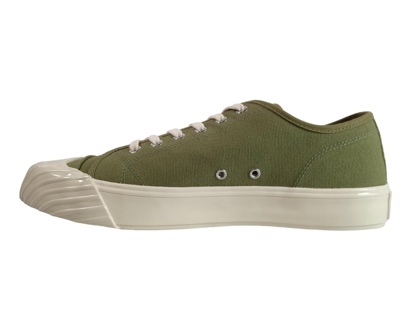 KENZO Men's Khaki Green Canvas School Rose Low Top Trainers EU42 UK9 RRP245 NEW