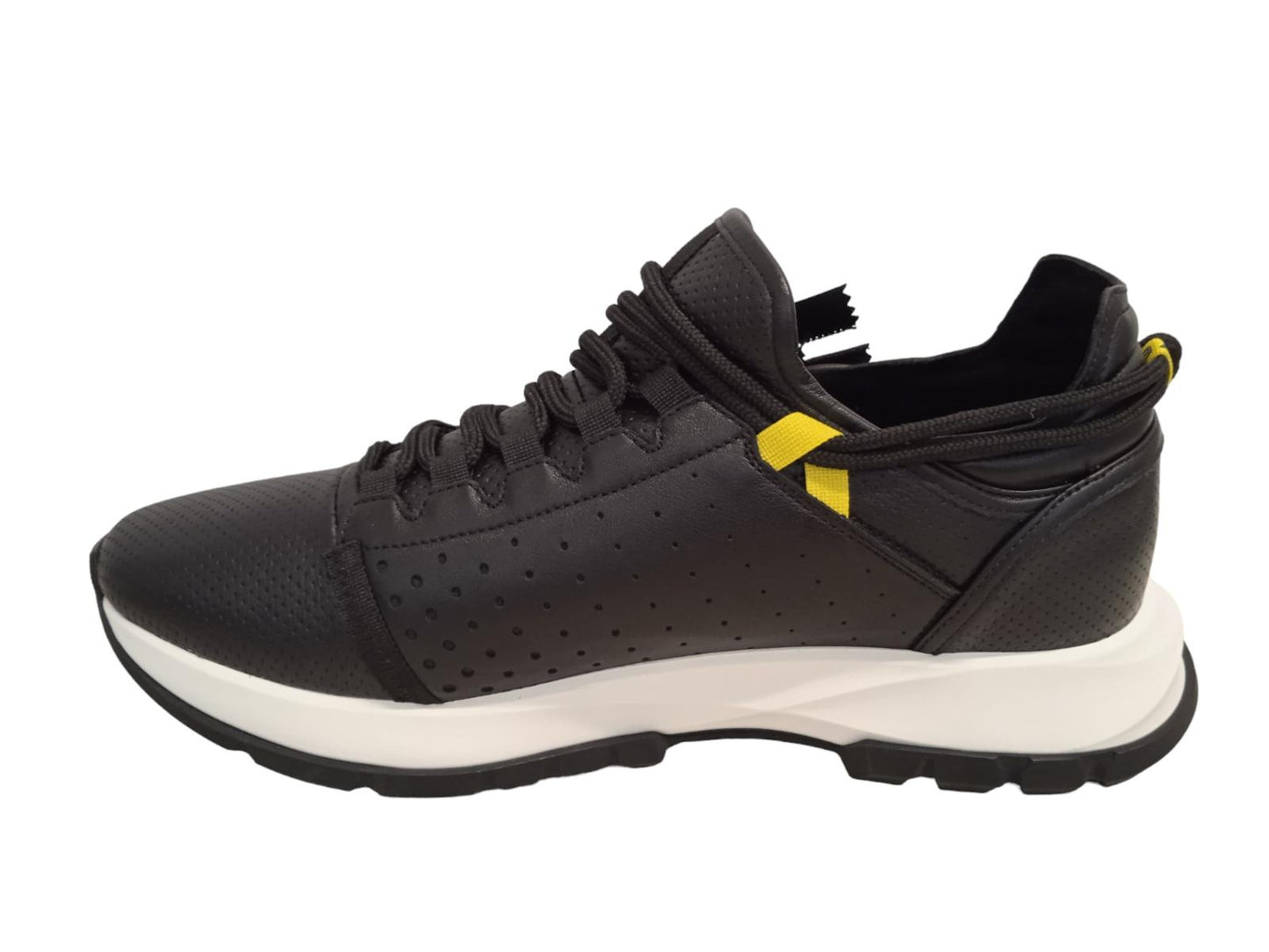 GIVENCHY Men's Spectre Runner Black Leather Sneakers EU42.5 UK8.5 NEW RRP695